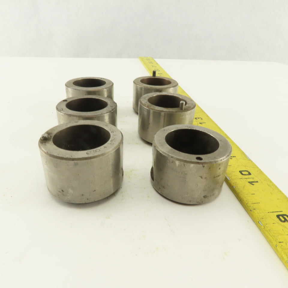 .406 x .469 +.020 Oval Hole CNC Turret Punch Die For 1.5625 Holder Lot Of 6