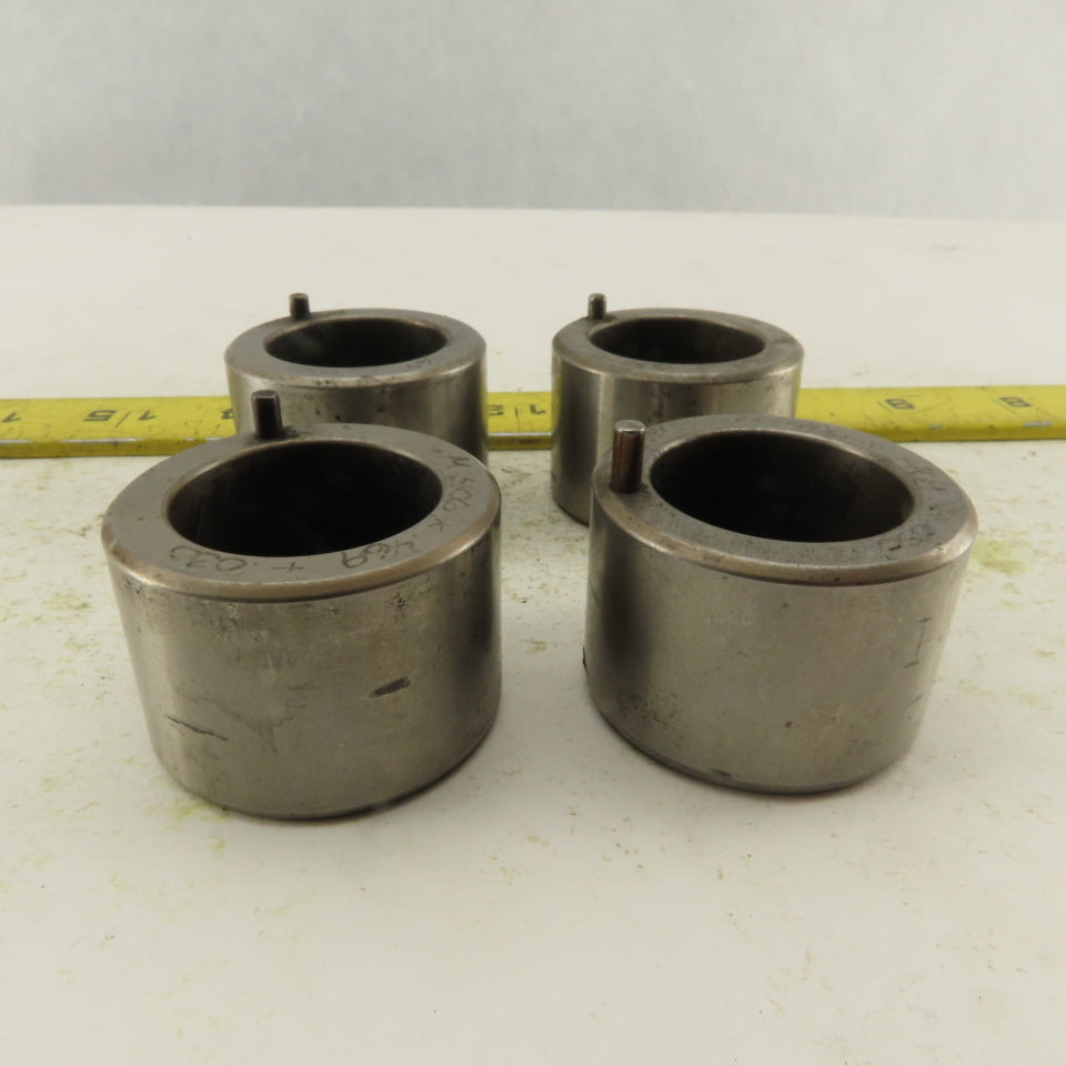 .406 x .469 +.030 Oval Hole CNC Turret Punch Die For 1.5625 Holder Lot Of 4