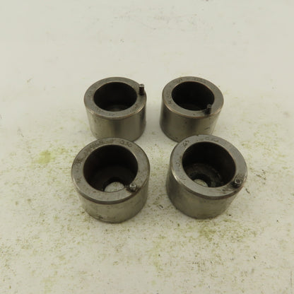 .406 x .469 +.030 Oval Hole CNC Turret Punch Die For 1.5625 Holder Lot Of 4