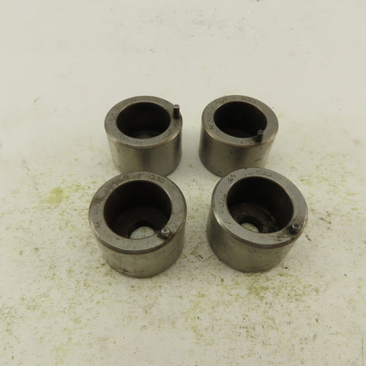 .406 x .469 +.030 Oval Hole CNC Turret Punch Die For 1.5625 Holder Lot Of 4
