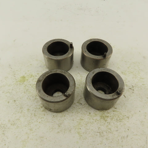 .406 x .469 +.030 Oval Hole CNC Turret Punch Die For 1.5625 Holder Lot Of 4