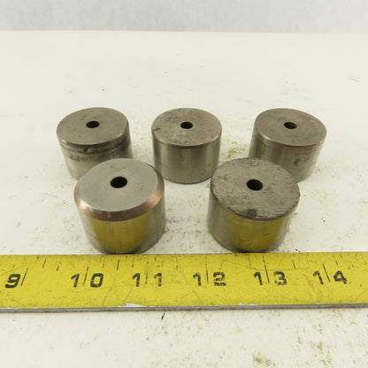 .257 -+.030  Round Hole CNC Turret Punch Die For 1.5625 Holder Lot Of 5