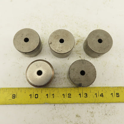 .257 -+.030  Round Hole CNC Turret Punch Die For 1.5625 Holder Lot Of 5