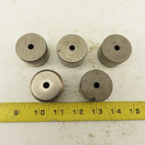 .257 -+.030  Round Hole CNC Turret Punch Die For 1.5625 Holder Lot Of 5