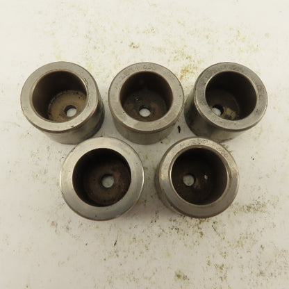 .257 -+.030  Round Hole CNC Turret Punch Die For 1.5625 Holder Lot Of 5