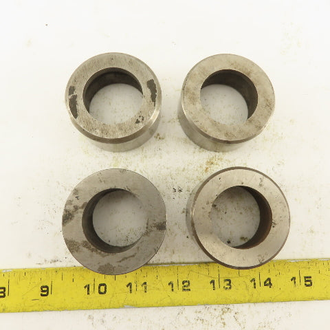 1.344 +.030 Round Hole CNC Turret Punch Die For 2.250 Holder Lot Of 4