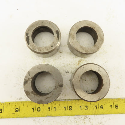 1.344 +.030 Round Hole CNC Turret Punch Die For 2.250 Holder Lot Of 4