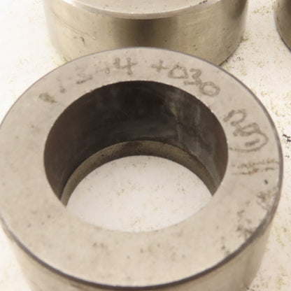 1.344 +.030 Round Hole CNC Turret Punch Die For 2.250 Holder Lot Of 4