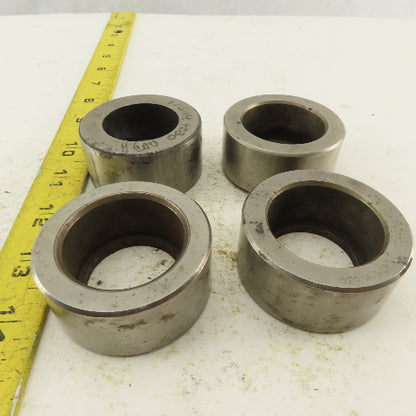 1.344 +.030 Round Hole CNC Turret Punch Die For 2.250 Holder Lot Of 4