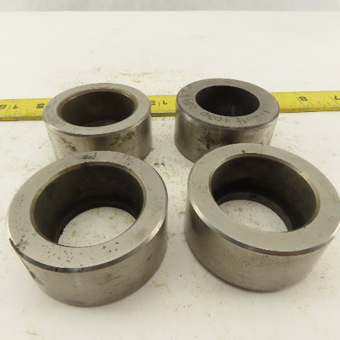 1.344 +.030 Round Hole CNC Turret Punch Die For 2.250 Holder Lot Of 4