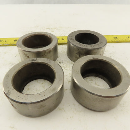1.344 +.030 Round Hole CNC Turret Punch Die For 2.250 Holder Lot Of 4