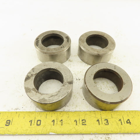 1.344 +.030 Round Hole CNC Turret Punch Die For 2.250 Holder Lot Of 4