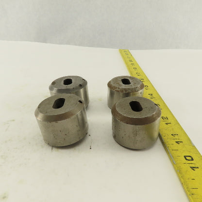 .313 x.625+.030 Oval Hole CNC Turret Punch Die For 1.5625 Holder Lot Of 4