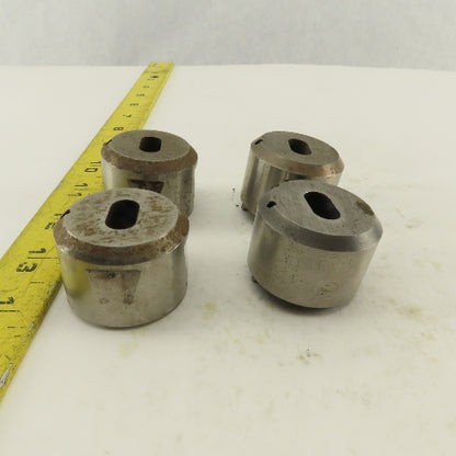 .313 x.625+.030 Oval Hole CNC Turret Punch Die For 1.5625 Holder Lot Of 4
