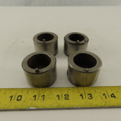 .313 x.625+.030 Oval Hole CNC Turret Punch Die For 1.5625 Holder Lot Of 4
