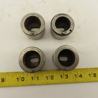 .313 x.625+.030 Oval Hole CNC Turret Punch Die For 1.5625 Holder Lot Of 4