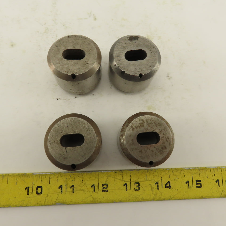 .313 x.625+.030 Oval Hole CNC Turret Punch Die For 1.5625 Holder Lot Of 4