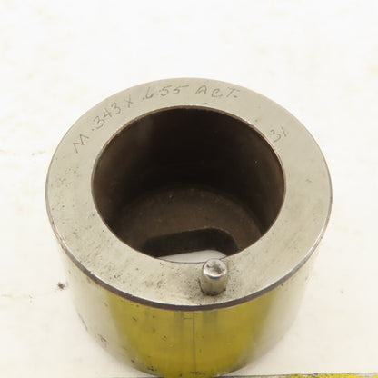 .313 x.625  Actual Oval Hole CNC Turret Punch Die For 1.5625 Holder