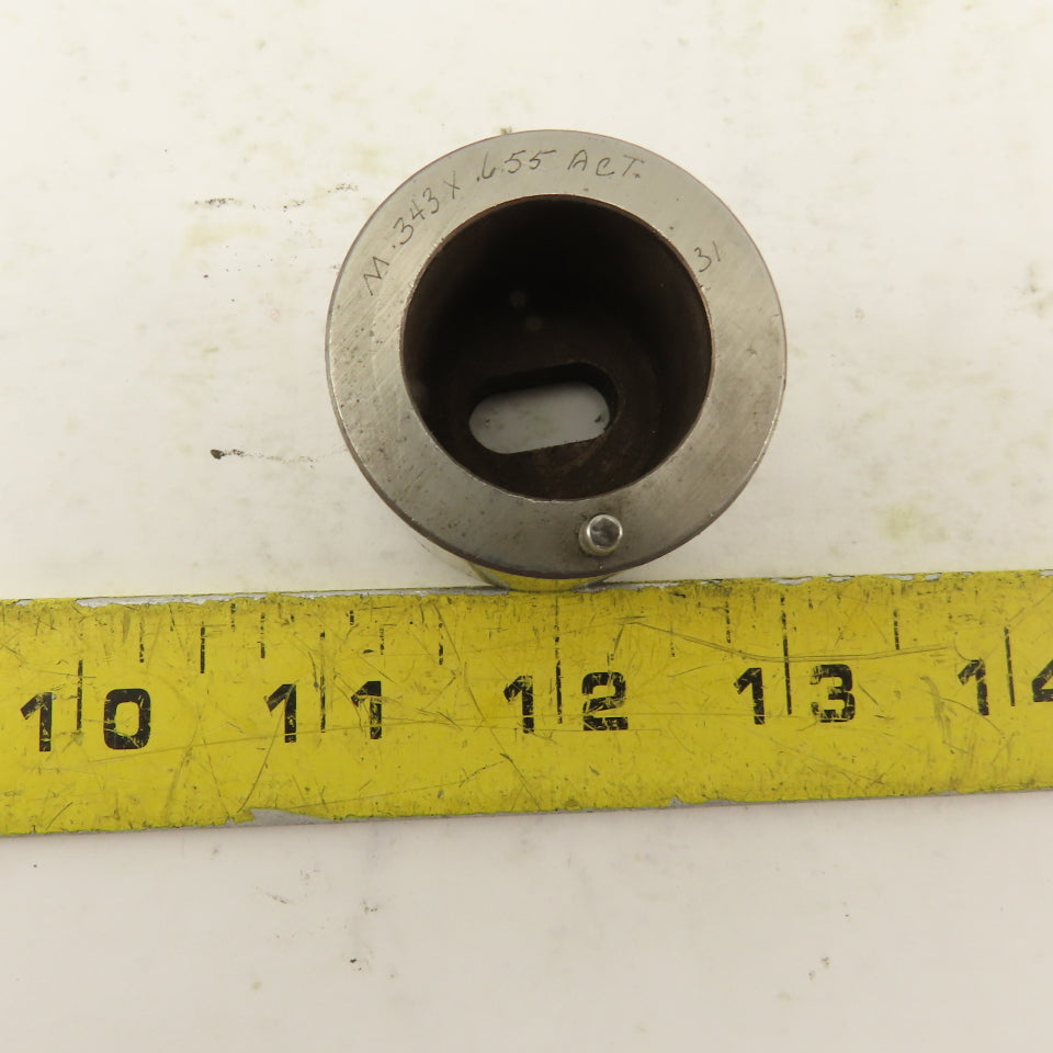.313 x.625  Actual Oval Hole CNC Turret Punch Die For 1.5625 Holder