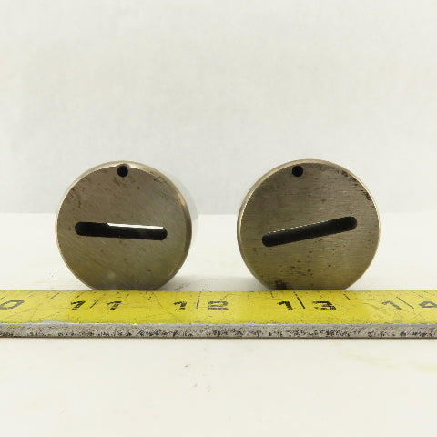 .125 x 1.000 +.030 Oval Hole CNC Turret Punch Die For 1.5625 Holder Lot Of 2