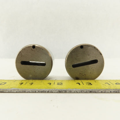 .125 x 1.000 +.030 Oval Hole CNC Turret Punch Die For 1.5625 Holder Lot Of 2