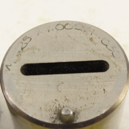 .125 x 1.000 +.030 Oval Hole CNC Turret Punch Die For 1.5625 Holder Lot Of 2
