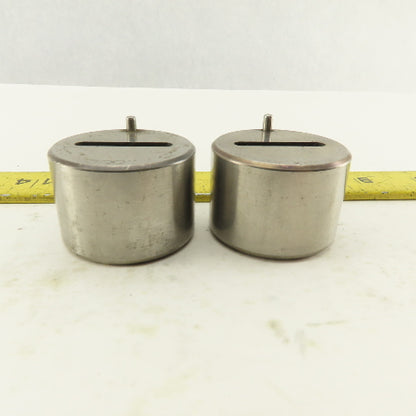 .125 x 1.000 +.030 Oval Hole CNC Turret Punch Die For 1.5625 Holder Lot Of 2