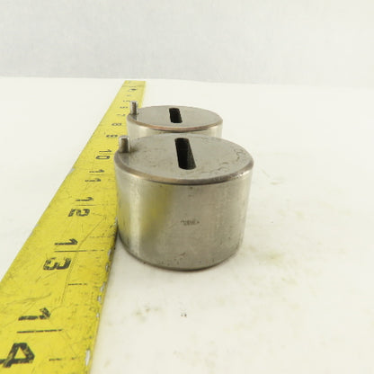 .125 x 1.000 +.030 Oval Hole CNC Turret Punch Die For 1.5625 Holder Lot Of 2