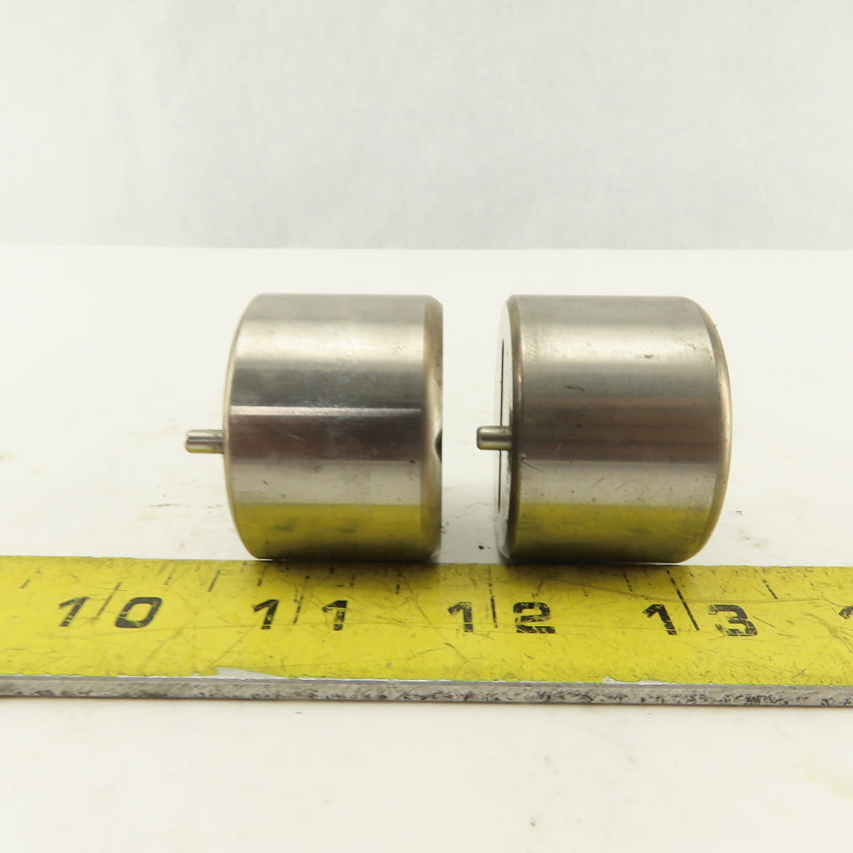 .125 x 1.000 +.030 Oval Hole CNC Turret Punch Die For 1.5625 Holder Lot Of 2