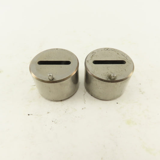 .125 x 1.000 +.030 Oval Hole CNC Turret Punch Die For 1.5625 Holder Lot Of 2