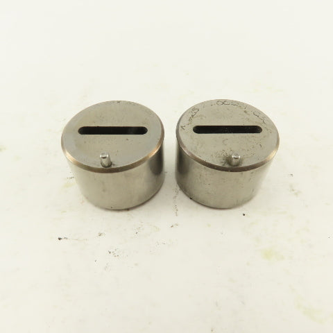 .125 x 1.000 +.030 Oval Hole CNC Turret Punch Die For 1.5625 Holder Lot Of 2