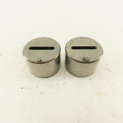 .125 x 1.000 +.030 Oval Hole CNC Turret Punch Die For 1.5625 Holder Lot Of 2