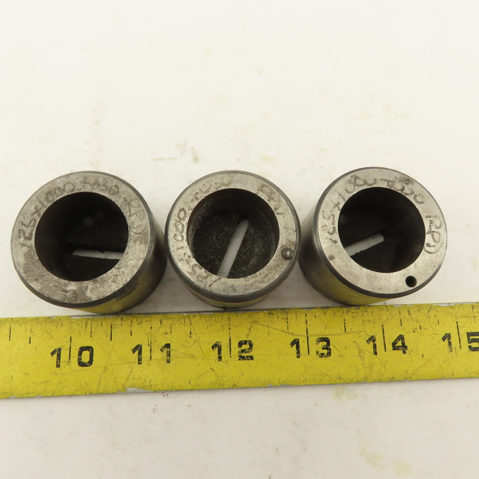 .125 x 1.000 +.030 Oval Hole CNC Turret Punch Die For 1.5625 Holder Lot Of 3