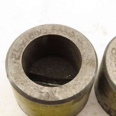 .125 x 1.000 +.030 Oval Hole CNC Turret Punch Die For 1.5625 Holder Lot Of 3