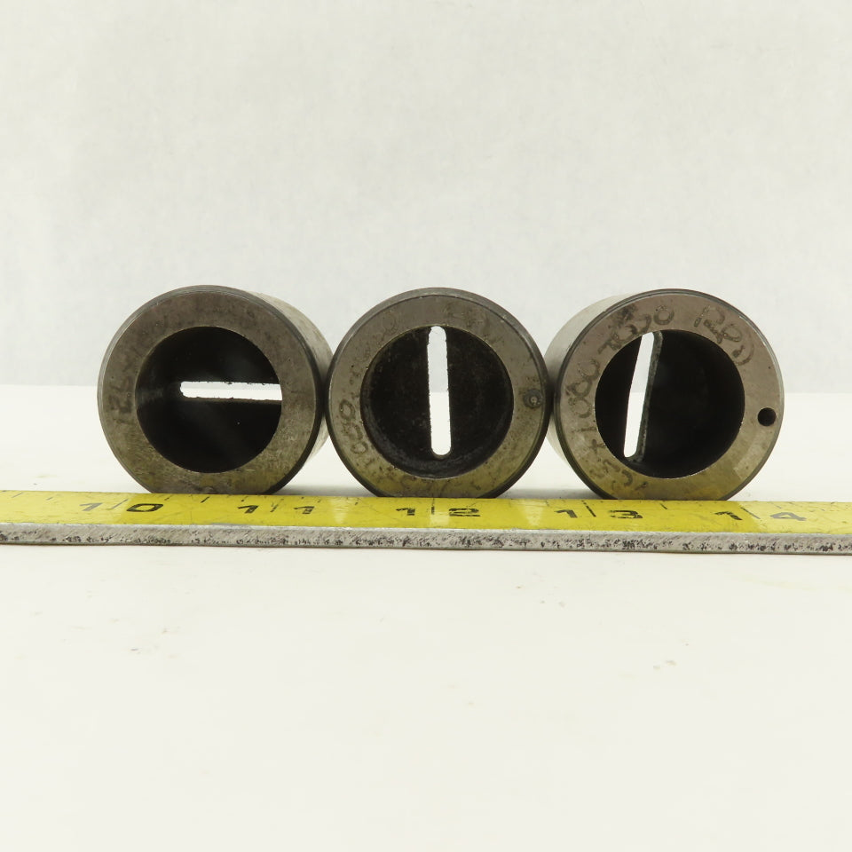 .125 x 1.000 +.030 Oval Hole CNC Turret Punch Die For 1.5625 Holder Lot Of 3
