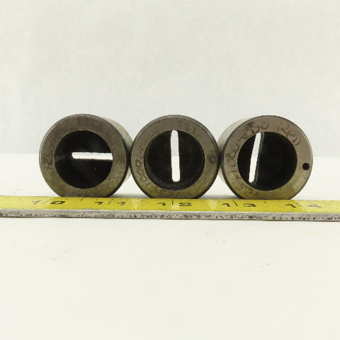 .125 x 1.000 +.030 Oval Hole CNC Turret Punch Die For 1.5625 Holder Lot Of 3