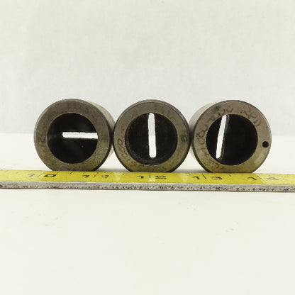 .125 x 1.000 +.030 Oval Hole CNC Turret Punch Die For 1.5625 Holder Lot Of 3