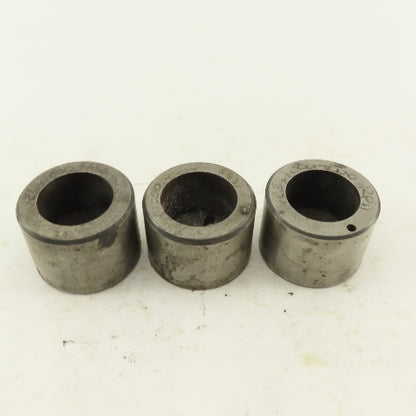.125 x 1.000 +.030 Oval Hole CNC Turret Punch Die For 1.5625 Holder Lot Of 3