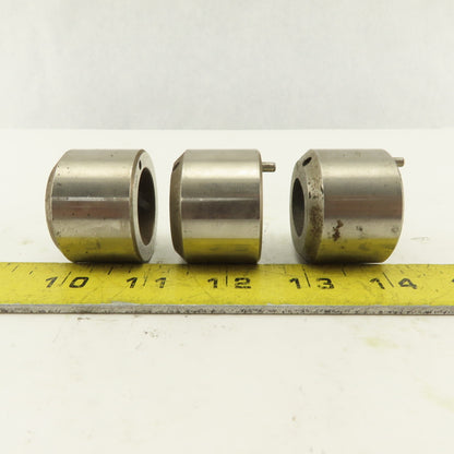 .688 x .875 +.030 Oval Hole CNC Turret Punch Die For 1.5625 Holder Lot Of 3