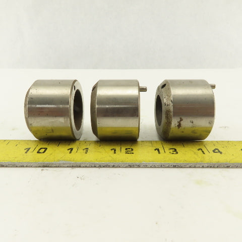 .688 x .875 +.030 Oval Hole CNC Turret Punch Die For 1.5625 Holder Lot Of 3