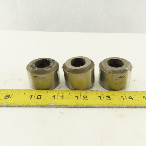 .688 x .875 +.030 Oval Hole CNC Turret Punch Die For 1.5625 Holder Lot Of 3