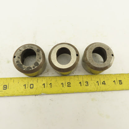 .688 x .875 +.030 Oval Hole CNC Turret Punch Die For 1.5625 Holder Lot Of 3