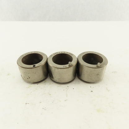.688 x .875 +.030 Oval Hole CNC Turret Punch Die For 1.5625 Holder Lot Of 3