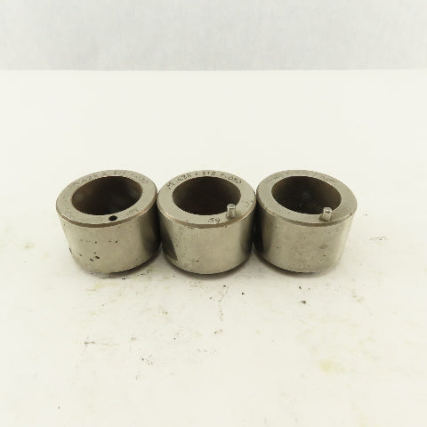 .688 x .875 +.030 Oval Hole CNC Turret Punch Die For 1.5625 Holder Lot Of 3