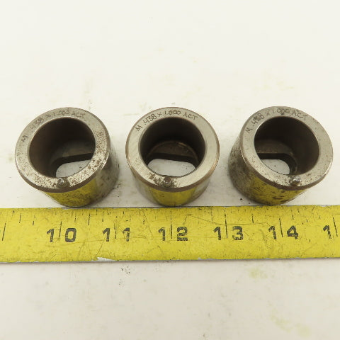 .458 x 1.000 Actual Oval Hole CNC Turret Punch Die For 1.5625 Holder Lot Of 3