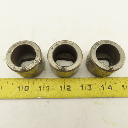 .458 x 1.000 Actual Oval Hole CNC Turret Punch Die For 1.5625 Holder Lot Of 3