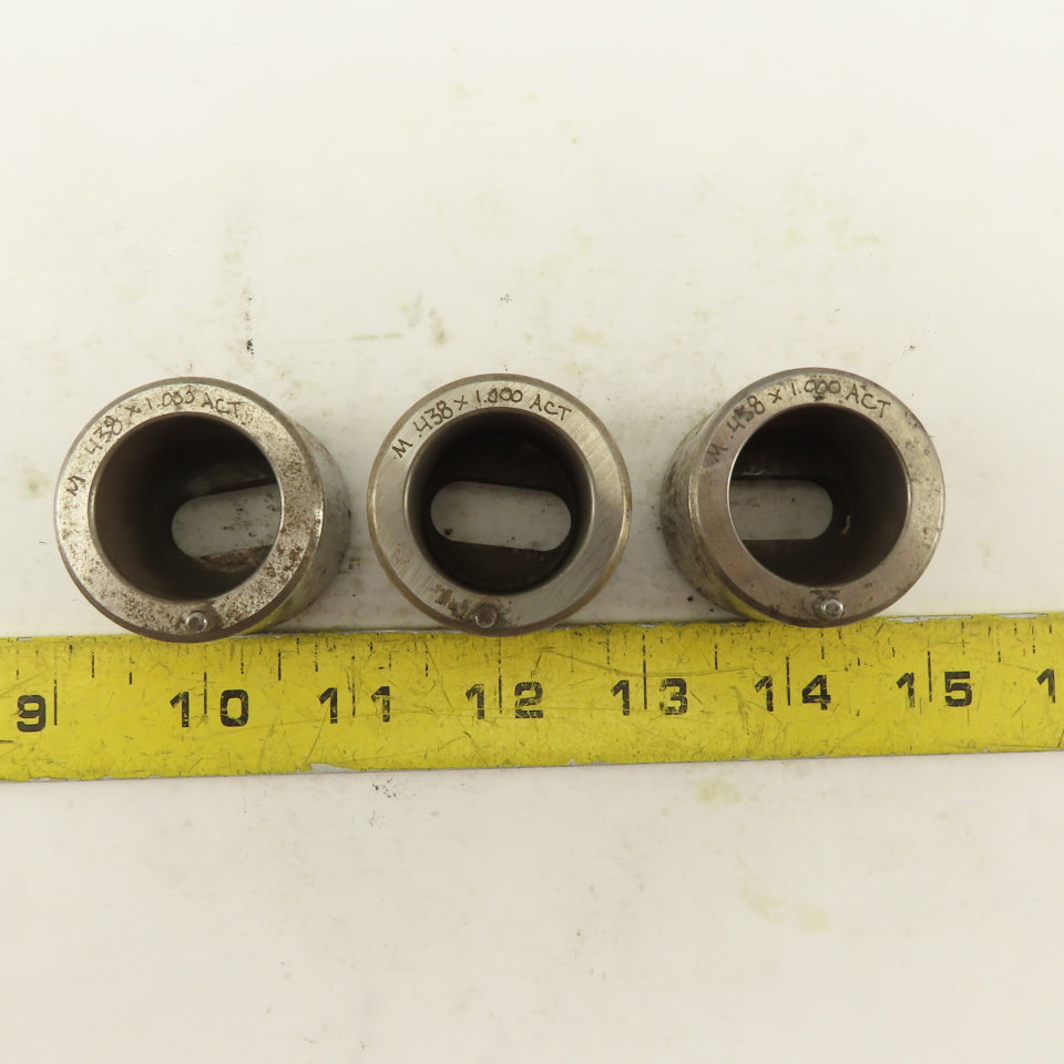 .458 x 1.000 Actual Oval Hole CNC Turret Punch Die For 1.5625 Holder Lot Of 3