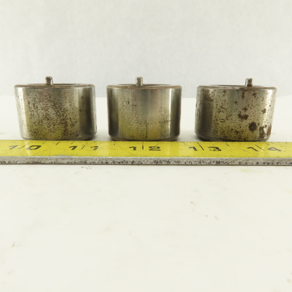 .458 x 1.000 Actual Oval Hole CNC Turret Punch Die For 1.5625 Holder Lot Of 3