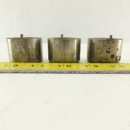 .458 x 1.000 Actual Oval Hole CNC Turret Punch Die For 1.5625 Holder Lot Of 3