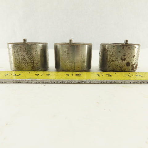 .458 x 1.000 Actual Oval Hole CNC Turret Punch Die For 1.5625 Holder Lot Of 3